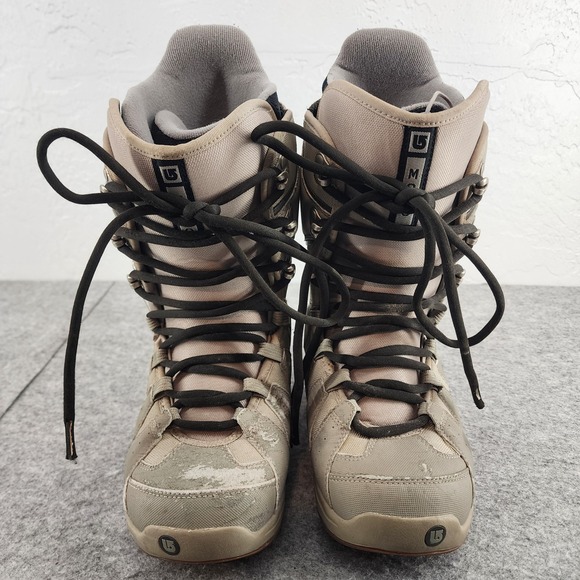 Burton Moto Snowboard Boots Tan Mens Size 6 Winter Sports Gear *FLAWS* main image 5